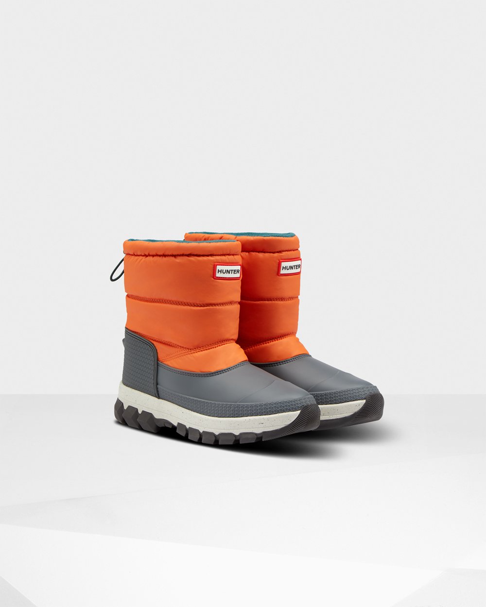Botas De Neve Hunter Feminina Laranja - Original Insulated Short - 96FJTQWVM